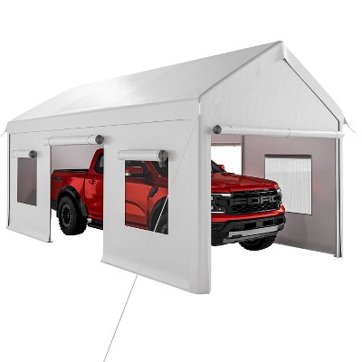 GustoWave 10x20 FT Heavy Duty Carport, Portable Garage for Cars, Boats, Trucks