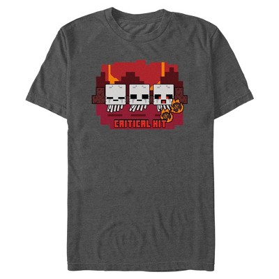 Mens Minecraft Critical Hit T Shirt