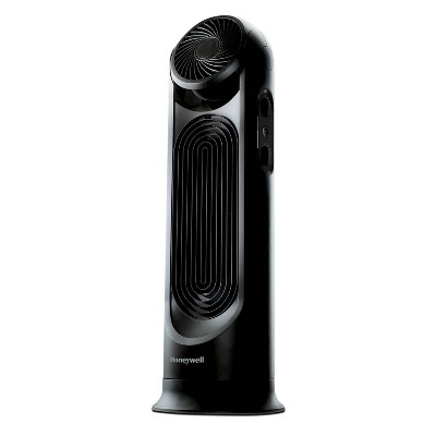 Honeywell Turbo Force 2 in 1 Tower Oscillating Fan Black: 6 Speeds, Adjustable Tilt, ETL Listed, Electric, Portable
