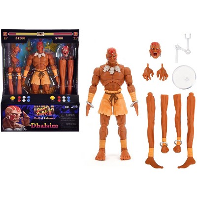Dhalsim 6" Moveable Figure w/Alternate Head & Limbs "Ultra Street Fighter II: The Final Challengers" 2017 Video Game Model Jada