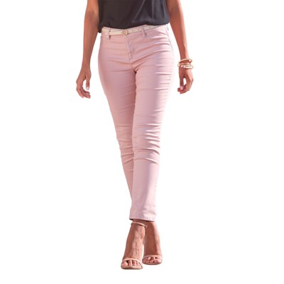 Women's Skinny Leg Cropped Pants - LASCANA