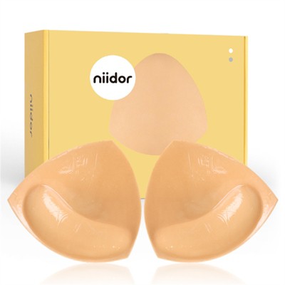 Niidor Ultra Push up Sticky Bra Pads Double Sided Adhesive Inserts Stick on for Sports Bra Swimsuit