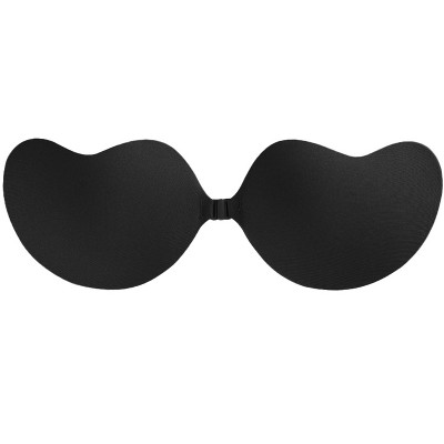 INSPIRE CHIC Women's Strapless Push Up Nipple Covers Invisible Backless Silicone Reusable Adhesive Clasp Bras