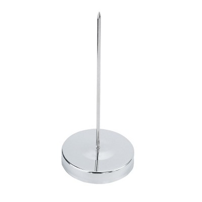 Unique Bargains Stainless Steel Desktop Orders Invoice Note Safe Bill Spike Holder 3 Inch Long
