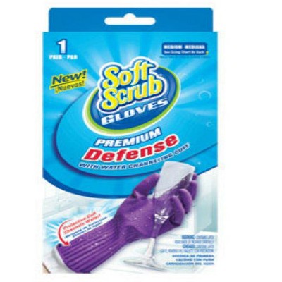 Soft Scrub 12812-16 Medium Premium Defense Glove, Purple