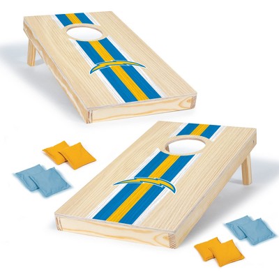 NFL Los Angeles Chargers 1'x2' Wood Cornhole Set