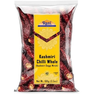 Rani Brand Authentic Indian Foods | Kashmiri Chilli Whole (Deggi Mirch, Low Heat)