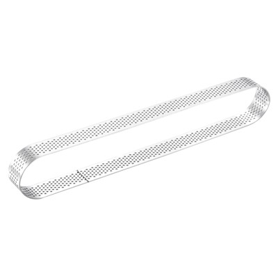 Unique Bargains Stainless Steel Oval Non-stick Heat-resistant Rust Resistant Cake Mousse Ring