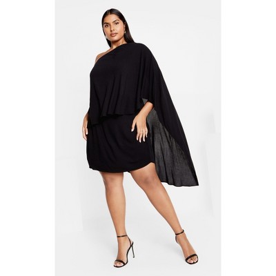 Women's Plus Size Lily Dress - black | CITY CHIC