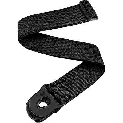 D'Addario 2" Polypropylene Planet Lock Guitar Strap Black