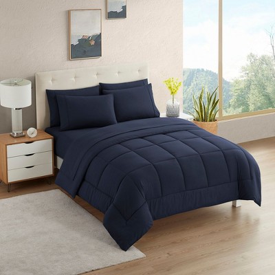 European Bedding Style Sheet Set and Comforter Bundle, A Scandinavian-inspired bedding set