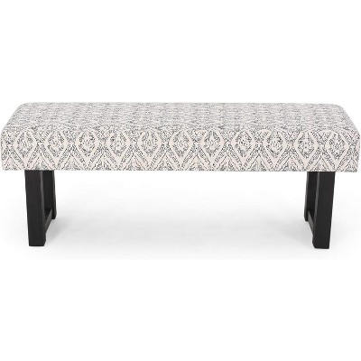TiramisuBest Handcrafted Mango Wood Bench – Rustic Boho Dining Bench, Natural Wood Finish & Eco-Friendly Design