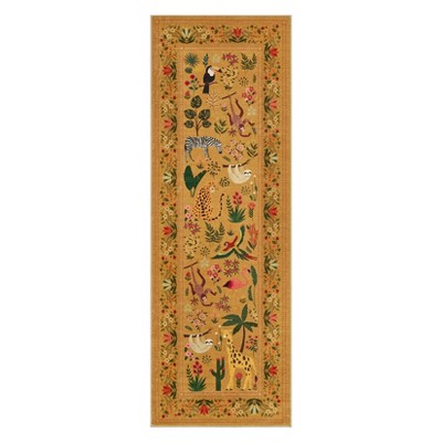Vintage Animal Rugs, Washable Soft Low Pile Non Slip Large Carpet for Living Room, Nursery, Farmhouse, Hallway, Entryway, Laundry, Nursery, Kids Room