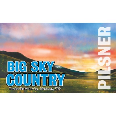 Big Sky Brewing Country Pilsner - 6pk/12 fl oz Cans