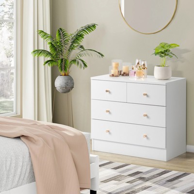 KTMBDW Modern 4-Drawer Dresser for Bedroom,Living Room