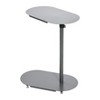 Storied Home Modern Adjustable C-Shaped End Accent Table Gray: Sleek Side Sofa Table, Steel Frame & Top - 3 of 4