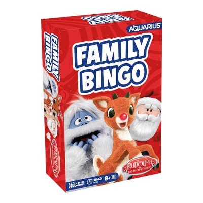 Aquarius Puzzles Rudolph the Red-Nosed Reindeer Family Bingo Game
