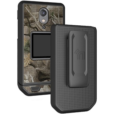 Nakedcellphone Combo for CAT S22 Flip Phone - Case and Belt Clip Holster