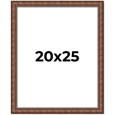 PosterPalooza | 20x25 Modern Bamboo Picture Frame, UV Acrylic, 5 Finishes