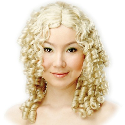 Dress Up America Blond Ringlets Wig for Adults