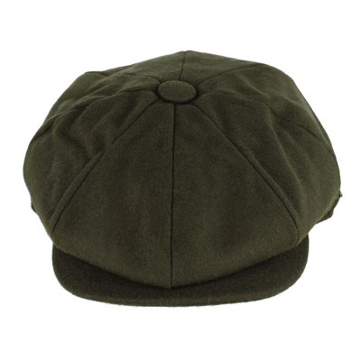 Epoch Hats Company Men's Melton Wool 8 Quarter Newsboy Cap