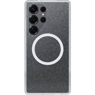 OtterBox Samsung Galaxy S25 Ultra Symmetry Series Clear with Magnets - Stardust Clear: Hard Polycarbonate Bump-Resistant Case