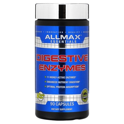ALLMAX Essentials, Digestive Enzymes, 90 Capsules
