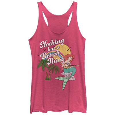 Women's The Little Mermaid Ariel Beach Thing Racerback Tank Top
