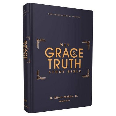 Niv, the Grace and Truth Study Bible (Trustworthy and Practical Insights), Hardcover, Red Letter, Comfort Print - by  Zondervan