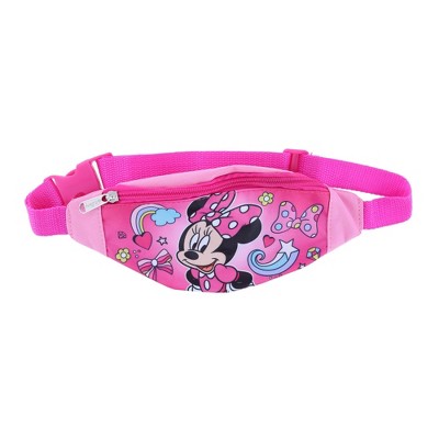 CTM Girl's Minnie Mouse Adjustable Fanny Waist Pack