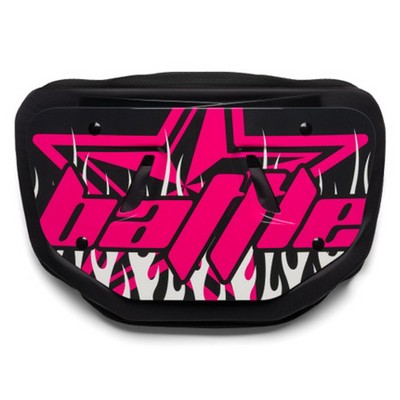 Battle Sports  Youth Backplate "Astro" - Black/Pink