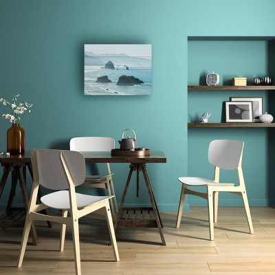 Trademark Fine Art GS Photo Peaceful Pacific Wood Slat Art