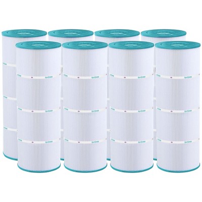 Hurricane 8 Pack HF7483-04 Advanced Pool Filter Cartridge for PA81-4-M, Unicel C-7483, Filbur FC-1225, SwimClear, Super-Star-Clear