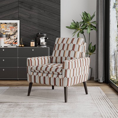 Handy Living Allyson Mid-Century Modern Small Space Armchair
