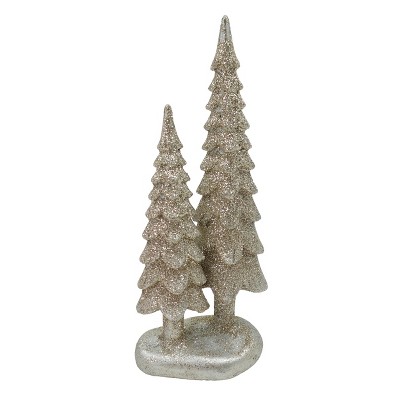 Transpac Gold Resin Tree Decor - Elegant Christmas Tabletop Accents and Sculptures for Indoor Decoration and Gifting