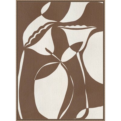 Amanti Art 28"x38" Bound Beauty 3 by Shatha Al Dafai Framed Canvas Wall Art