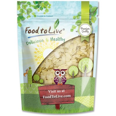 Blanched Sliced Almonds — Non-GMO Verified, Kosher, Raw, Vegan - by Food to Live