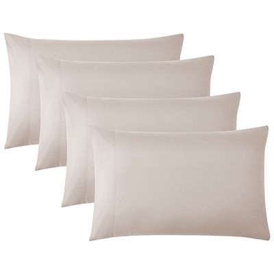 Southshore Fine Living, Vilano Collection Set of 4 Pillowcases Ultra-Soft Brushed microfiber