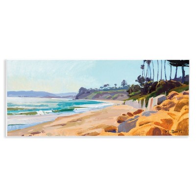 Stupell Industries Summer Beach Landscape Painting, 17" x 7"