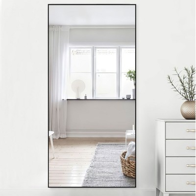 Dovelina Metal Framed Rectangle Full Length Mirror
