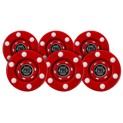 Franklin Sports Pro Commander Roller Pucks 6pk - Red