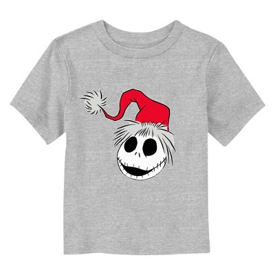Toddler's The Nightmare Before Christmas Jack Skellington Santa Hat T-Shirt