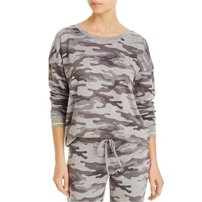 P.J. Salvage Womens Neon Pop Camo Pajama Sleep T-shirt