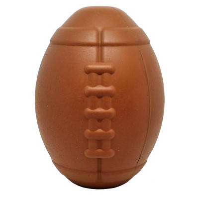 Football eDispenser Durable Rubber Chew Toy and Treat Dispenser