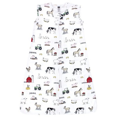 Hudson Baby Cotton Sleeveless Wearable Sleeping Bag, Sack, Blanket, Farm