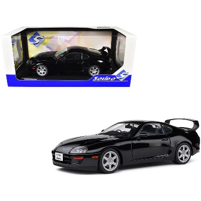 1993 Toyota Supra MK4 (A80) RHD (Right Hand Drive) Astral Black 1/18 Diecast Model Car by Solido