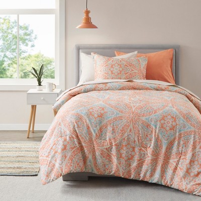 9Pcs Premium Touch BIAB Comforter Set, Metallic Print Trending Design Bedding Set with Matching Shams and Sheets