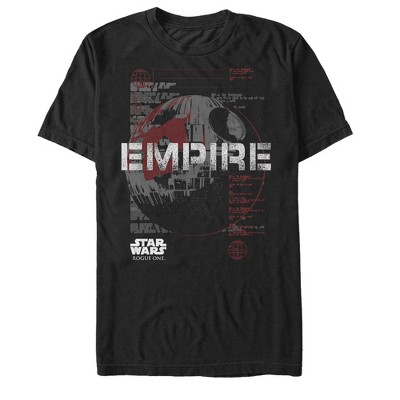 Men's Star Wars Rogue One Empire Death Star View T-Shirt
