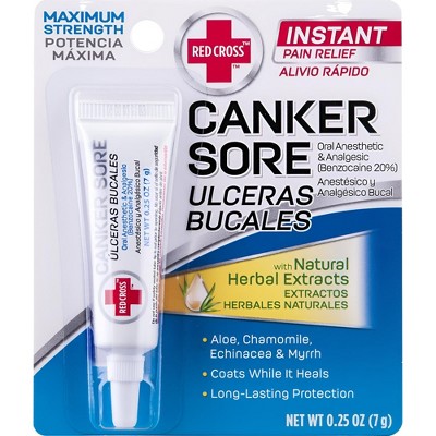 Red Cross Canker Sore Medication 0.25 Oz