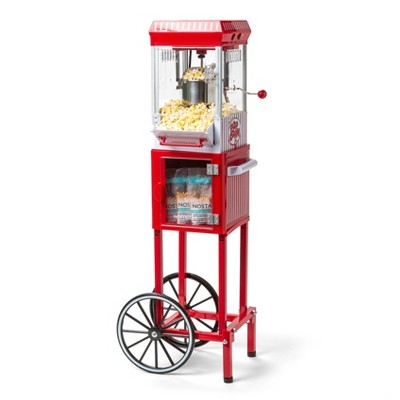 Nostalgia Vintage 2.5-Ounce Popcorn Cart, 45-48 Inches Tall